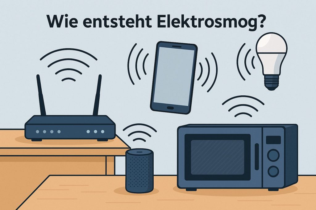 Wie entsteht Elektrosmog